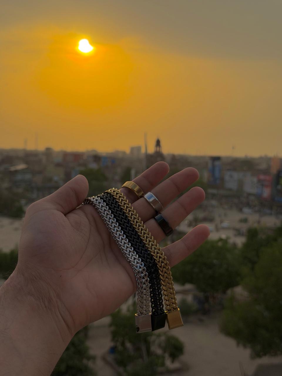 New Premium Chain Bracelet + Free Ring